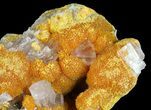 Orpiment With Barite Crystals - Peru #63791-1